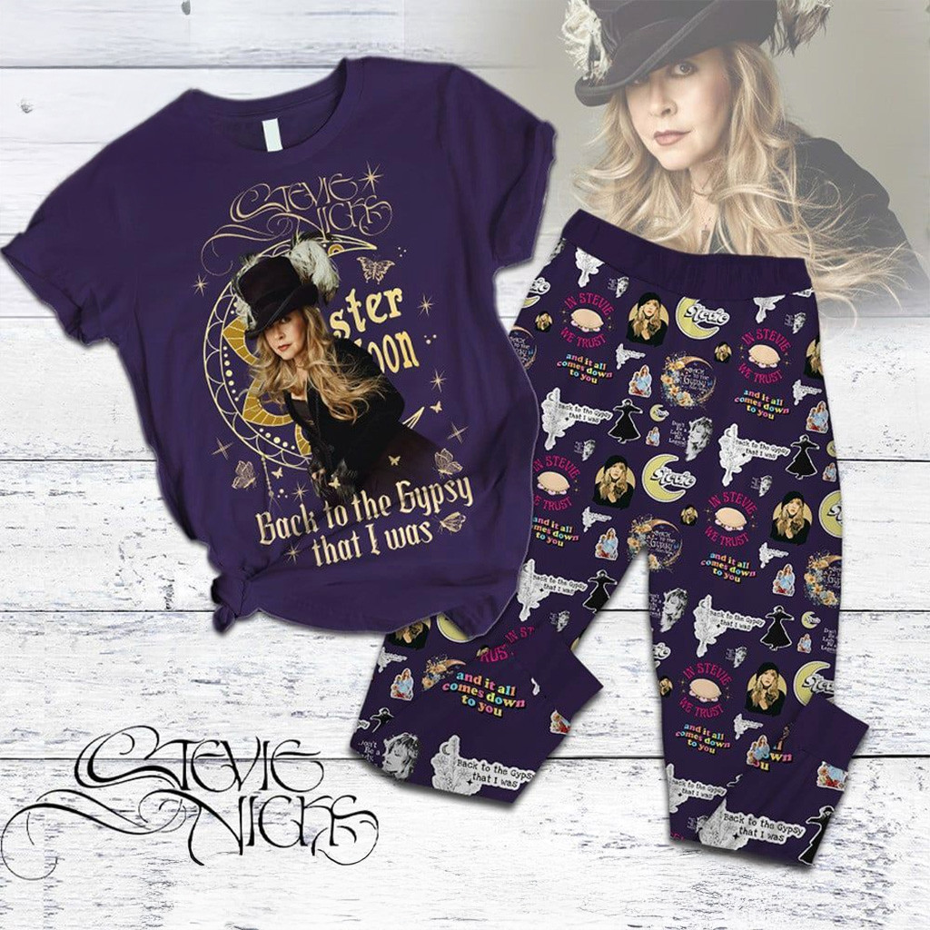Stevie Nicks Back To The Gypsy That I Was Pajamas Set Stevie Nicks Merch Gifts For Sister-1 Stevie Nicks Back To The Gypsy That I Was Pajamas Set Stevie Nicks Merch Gifts For Sister-1