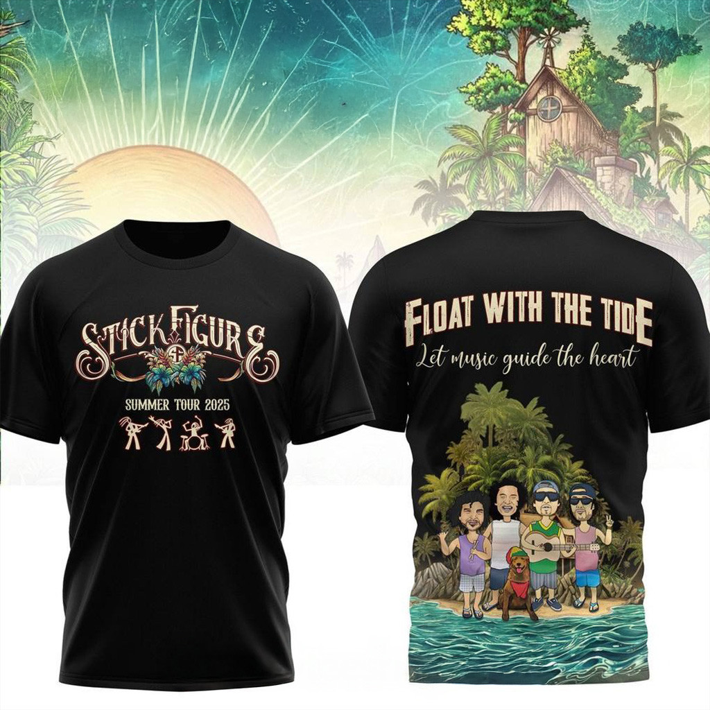 Stick Figure Summer Tour 2025 Special T-Shirt Present For Husband-1