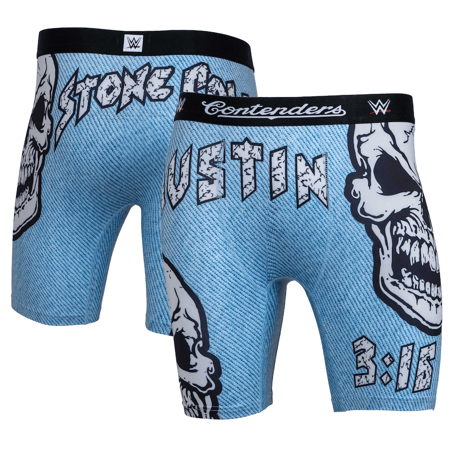 Stone Cold Steve Austin Merch Stone Cold Steve Austin 3'16 Skull Boxer Fathers Day Presents-1