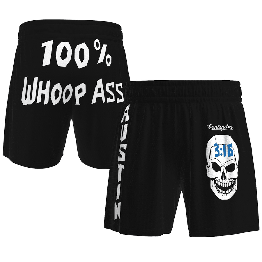 Stone Cold Steve Austin Merch Stone Cold Steve Austin Whoop Ass Shorts Great Father's Day Gifts-1