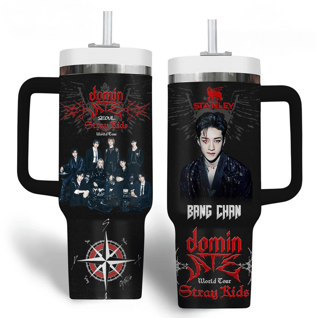 Stray Kids DominATE World Tour Tumbler Stray Kids Merch Gift Ideas For Music Lovers-1