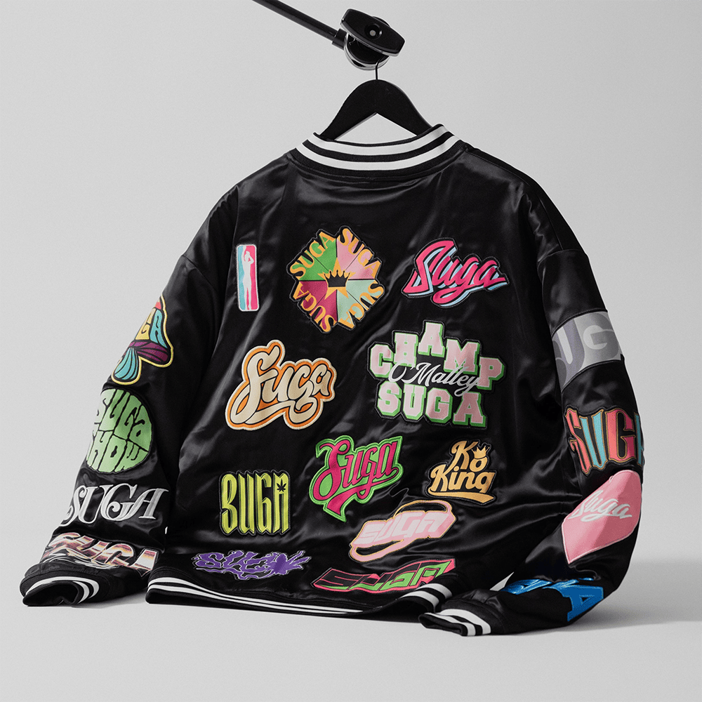 Suga Sean Merch BTS Suga Bomber Jacket Gifts For Father's Day From Son-1