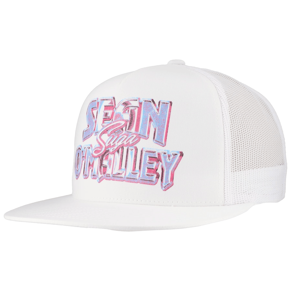 Suga Sean Merch UFC White Sean O'Malley Quasar Snapback Hat Best Father's Day Special Gifts-1