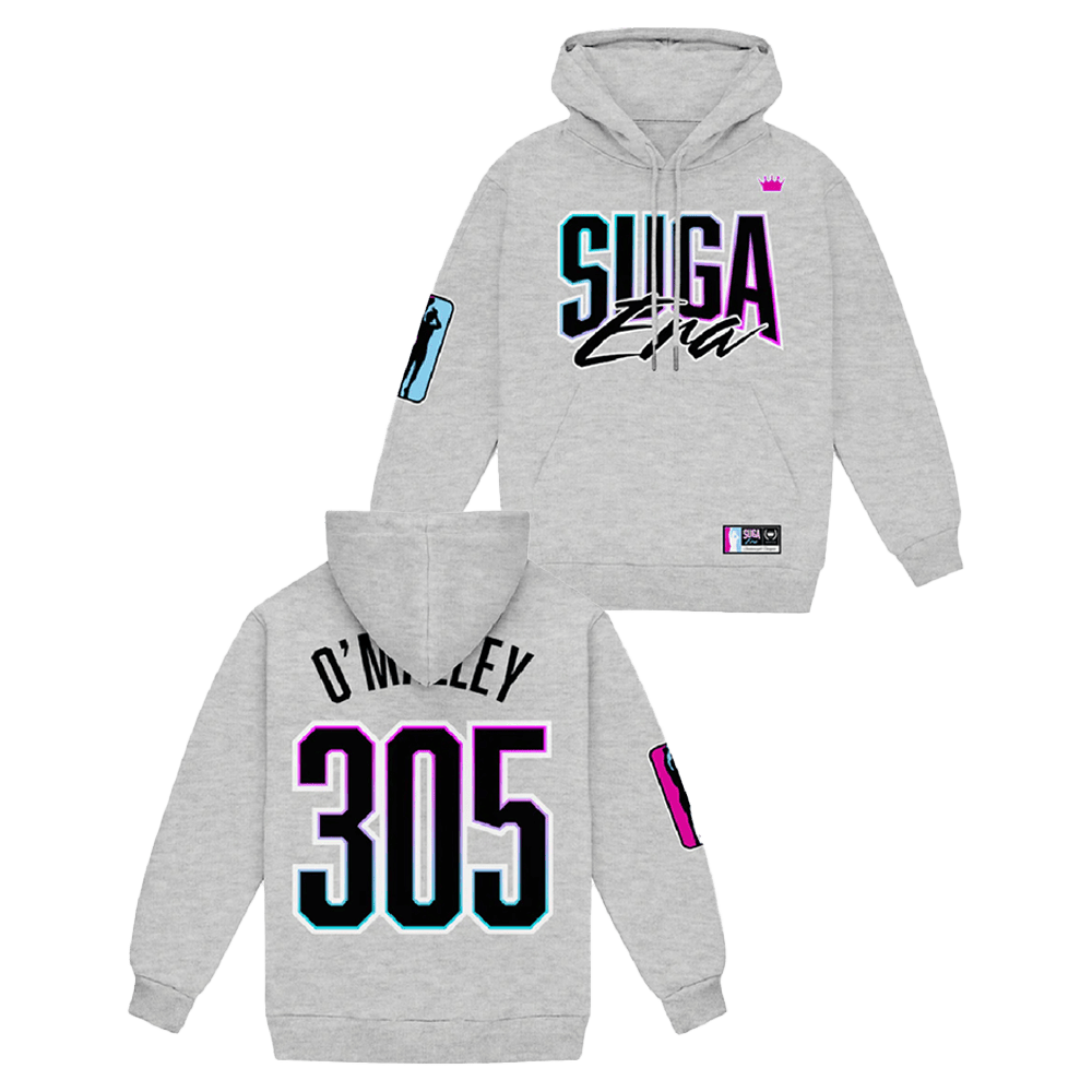 Suga Shop Merch 305 Heather Grey Hoodie Birthday Presents For Dad-1