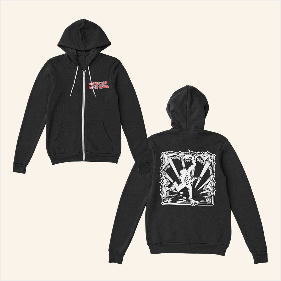Suicide Machines Detroit Merch Destruction By Definition Zip Hoodie Gifts For Him Gifts For BFF-1