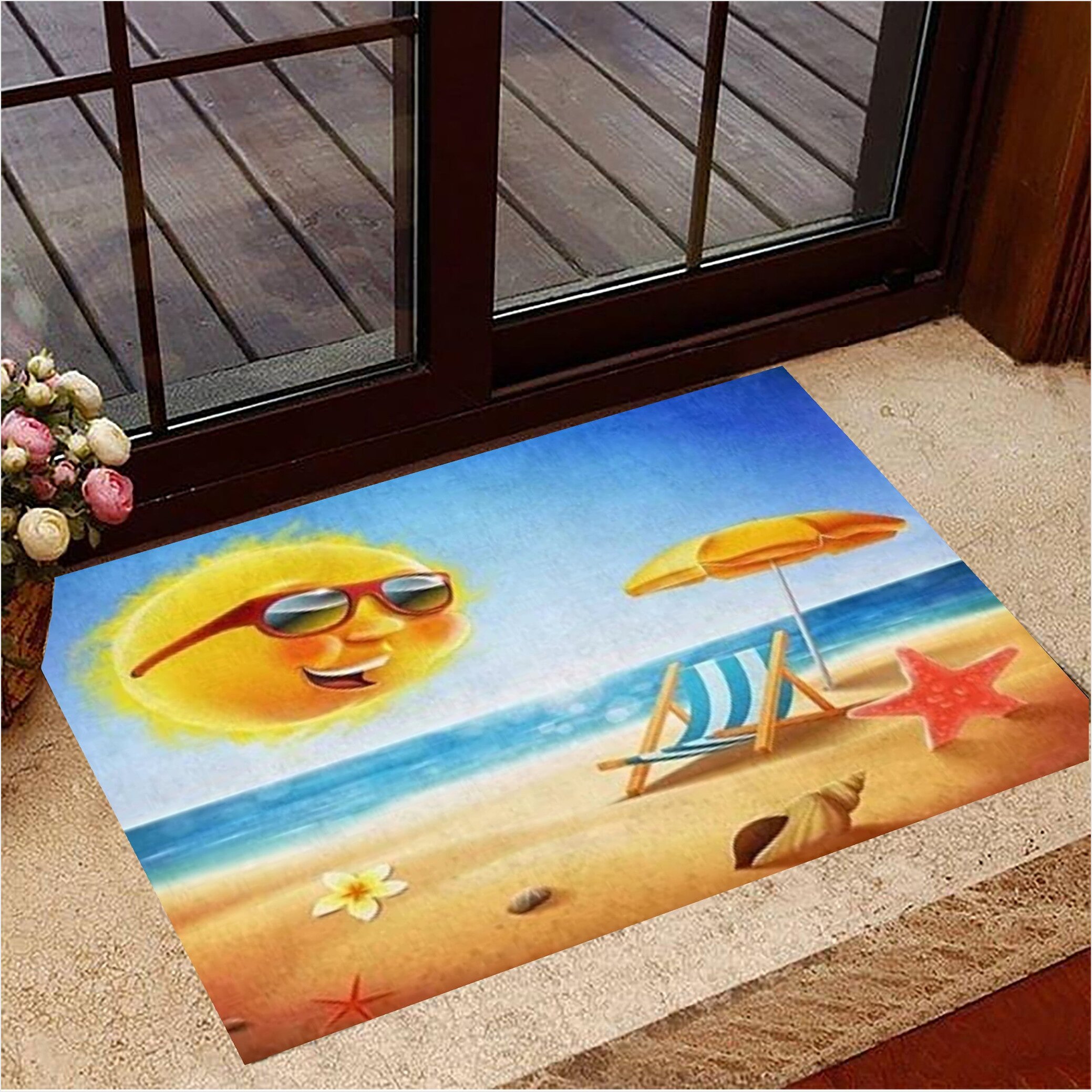 Summer Doormat Sun Beach Theme Door Mats Summer House Decor Ideas Birthday Gifts For Besties-1
