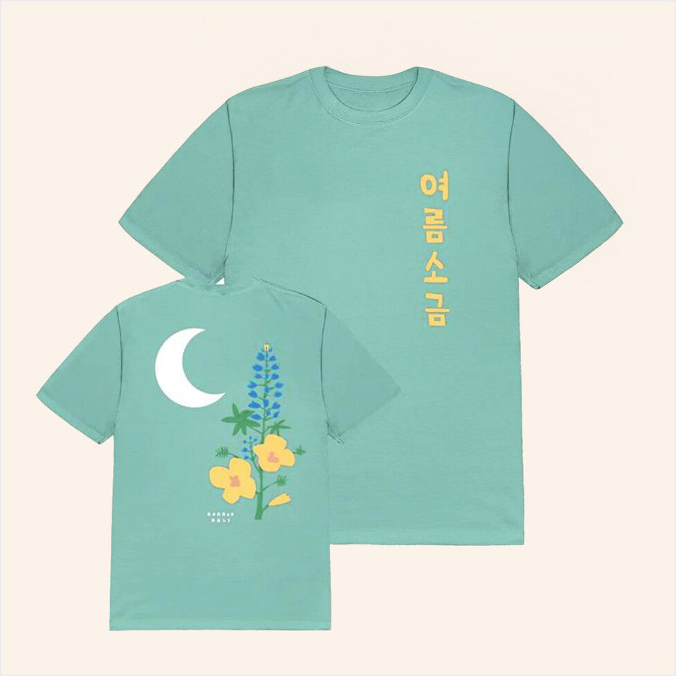 Summer Salt Merch Moon Seafoam T-Shirt Birthday Gifts For Her Gifts For Friends Christmas Presents Ideas-1