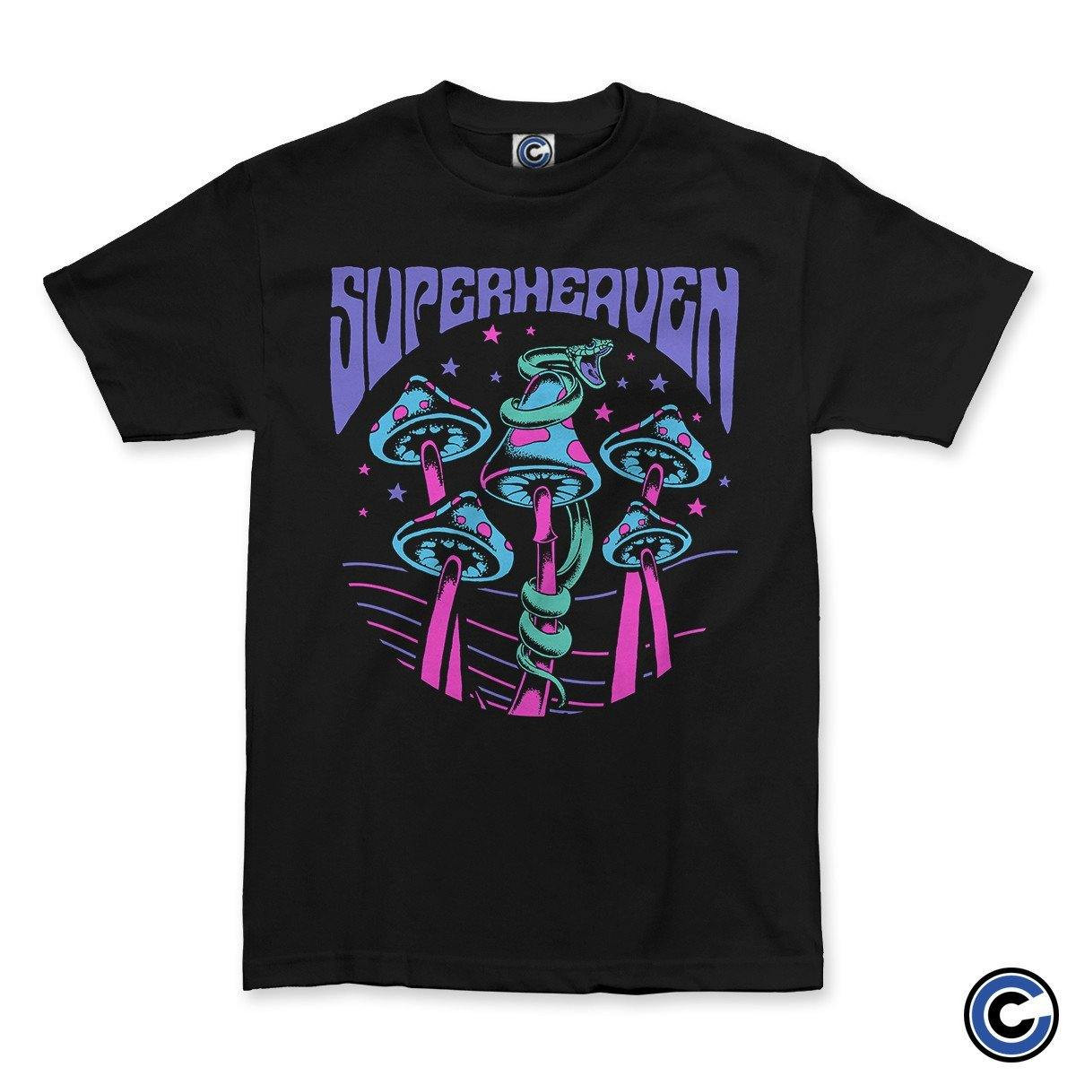 Superheaven Merch Snake Mushroom Shirt Superheaven Shirt-1