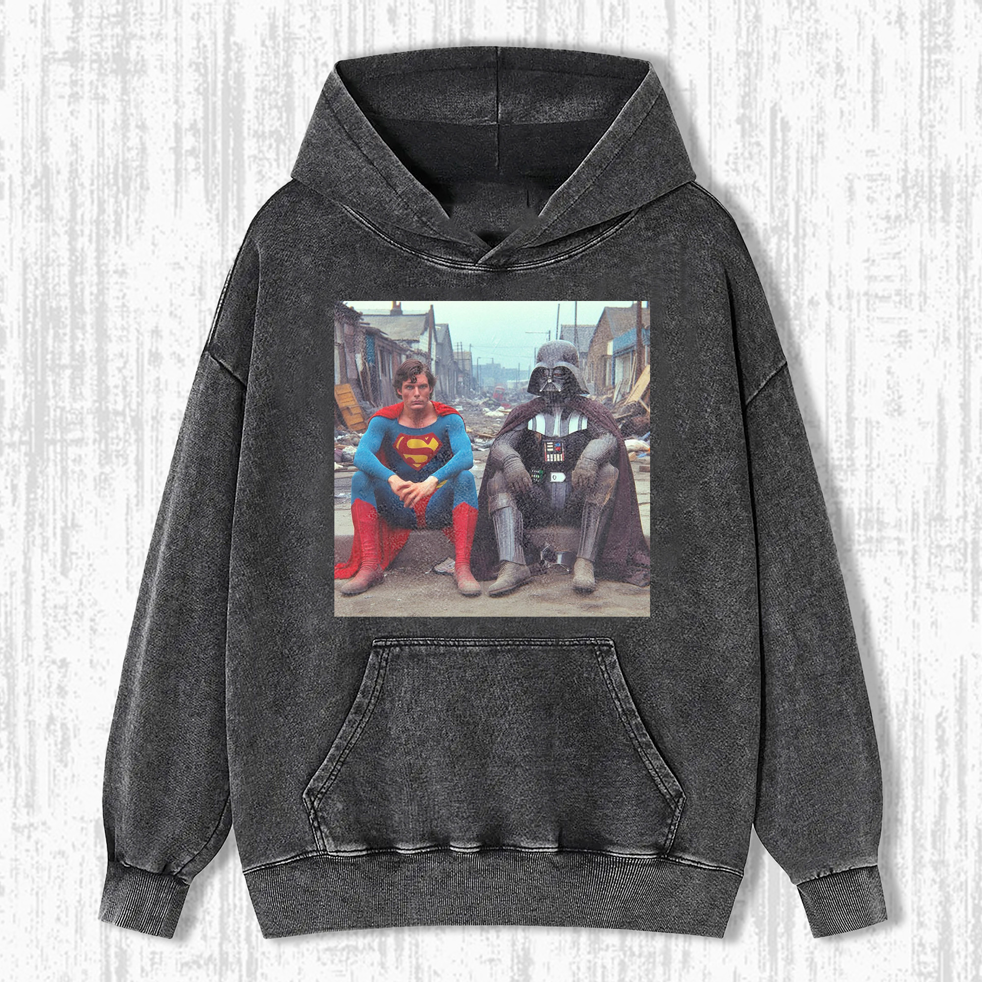 Superman Derth Vader Hoodie Gifts For Someone Who Likes Star Wars-1