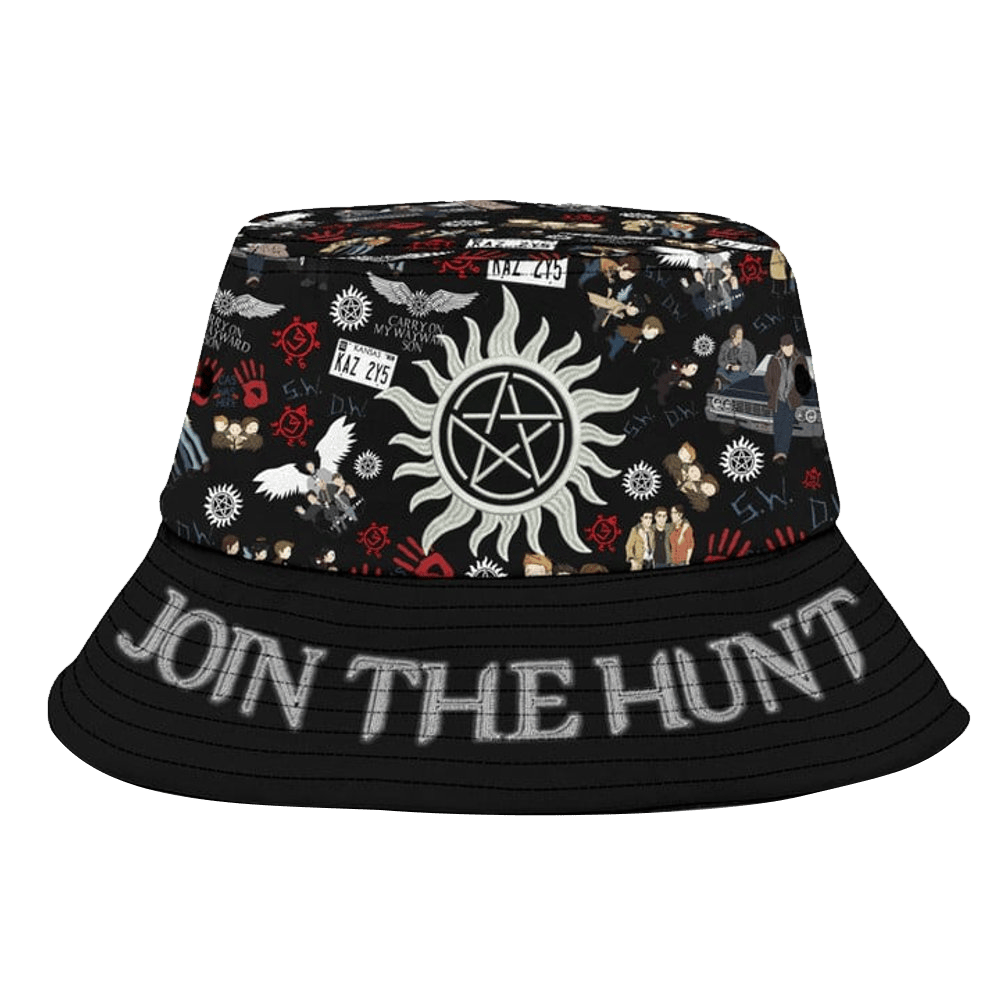 Supernatural Join The Hunt Bucket Hat Supernatural Merch Fathers Day Gifts For Husband-1