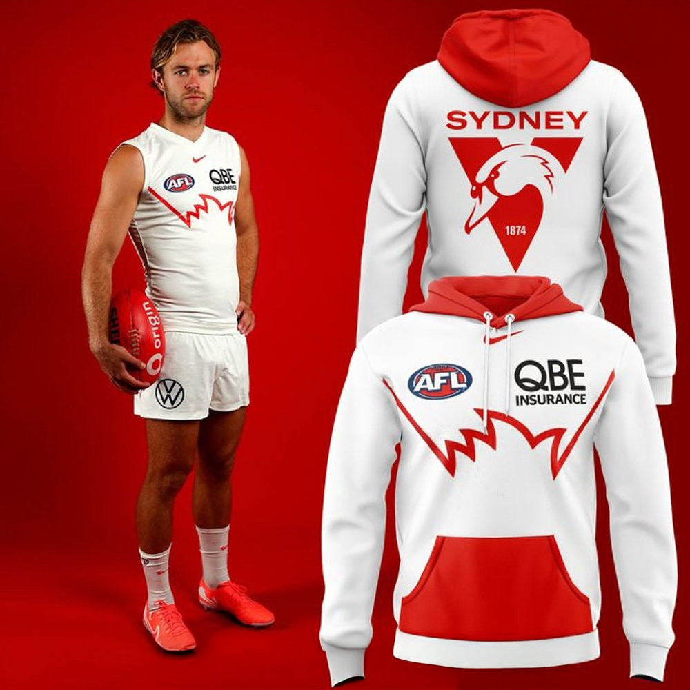 Sydney Swans Gather Round 2025 Hoodie Sydney Swans Merch Father's Day Presents For Husband-1