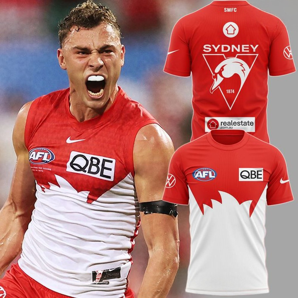 Sydney Swans Gather Round 2025 T-Shirt Sydney Swans Merch Father's Day Presents For Son-1