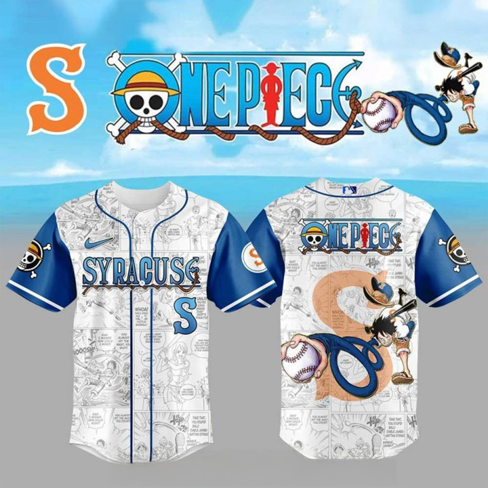 Syracuse Mets One Piece Night Game Special Baseball Jersey Syracuse Mets Merch For Fans-1