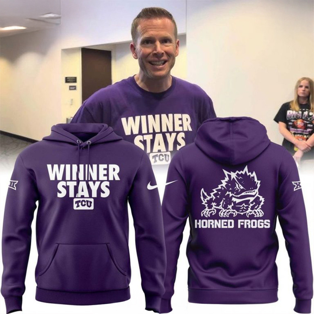 TCU Football Winner Stays Special Hoodie TCU Merch Father's Day Presents For Husband-1
