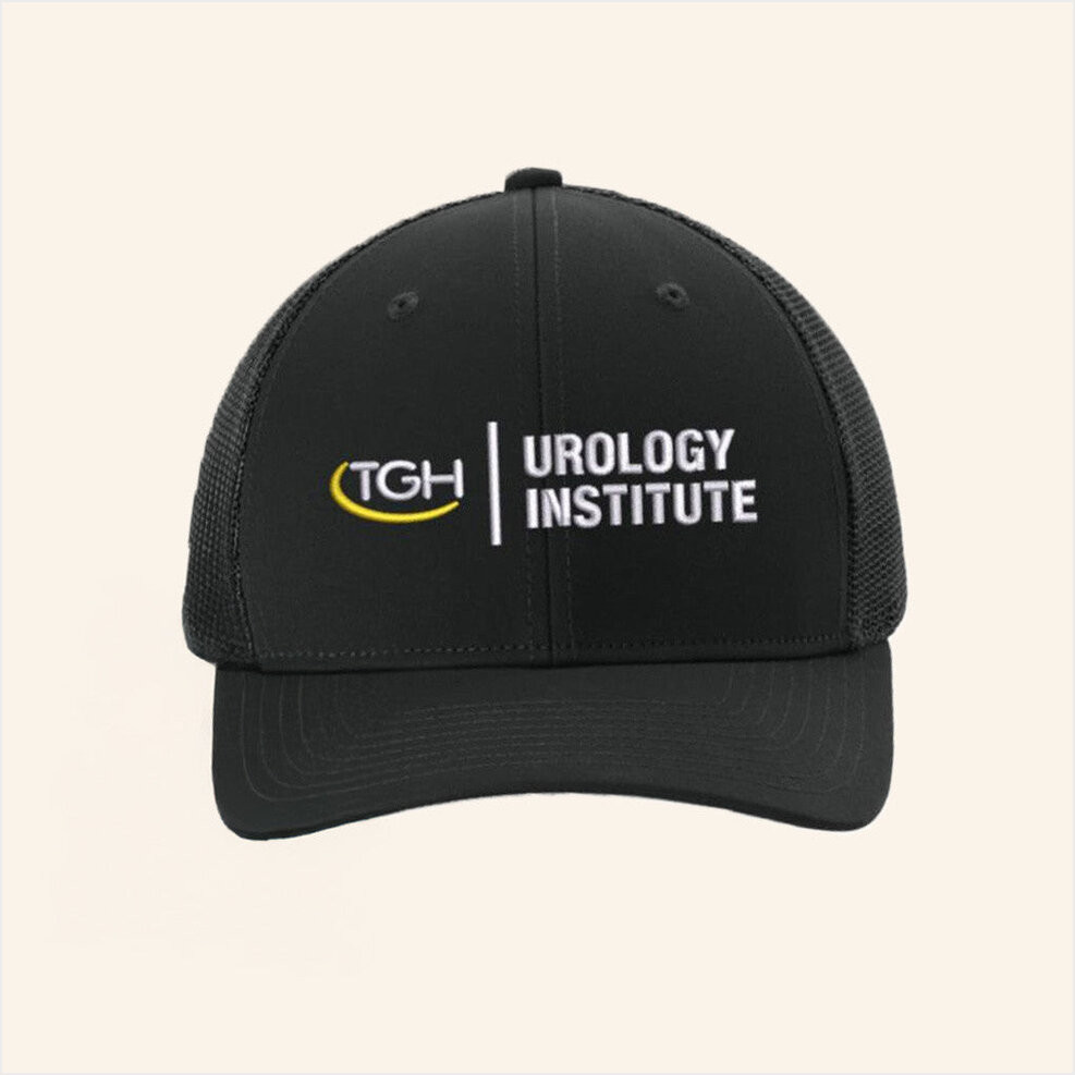 TGH Merch TGH Urology Institute Sport Tek Stretch Tek Embroidered Hat Gifts For Dad-1