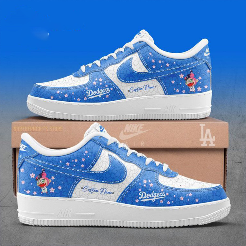 Takashi Murakami x Dodgers World Tour Tokyo Series Nike Air Force 1 Fathers Day Gifts For Husband-1