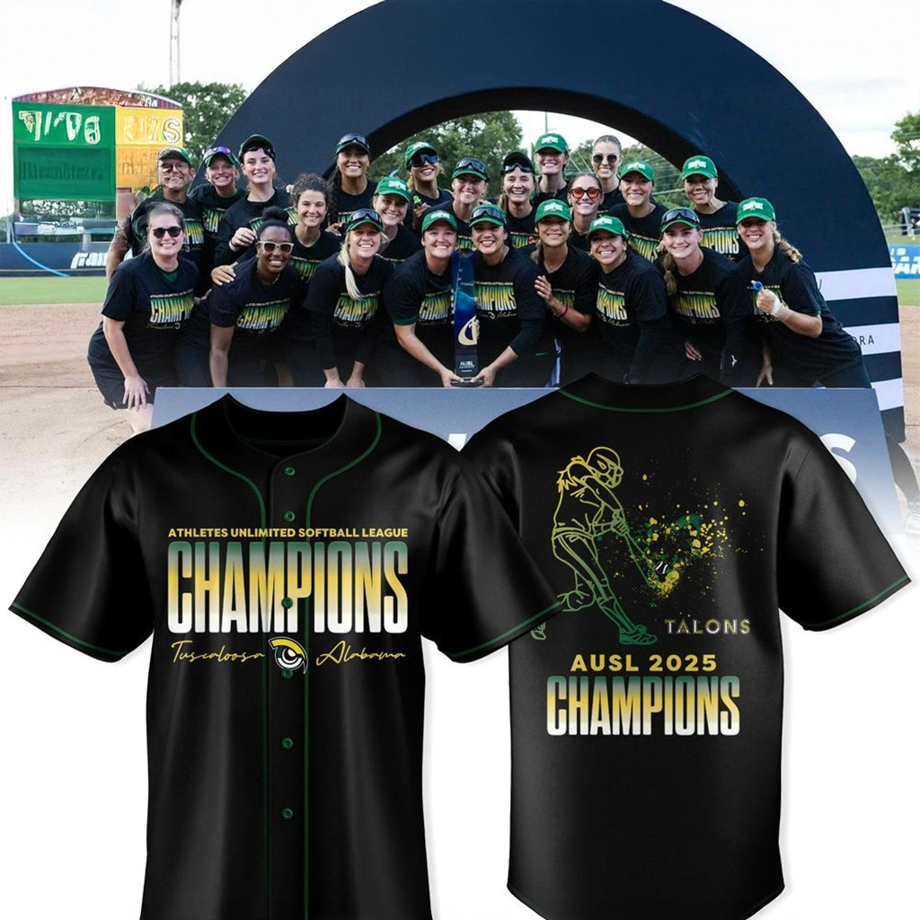 Talons Athletes Unlimited Softball League 2025 Champions Baseball Jersey Athletes Merch Gifts-1