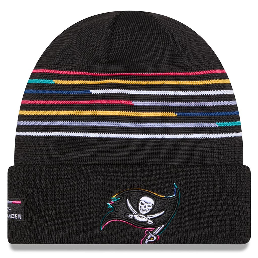 Tampa Bay Buccaneers Crucial Catch NFL Beanie 2025 Rainbow Buccaneers Merch Gift For Dad-1