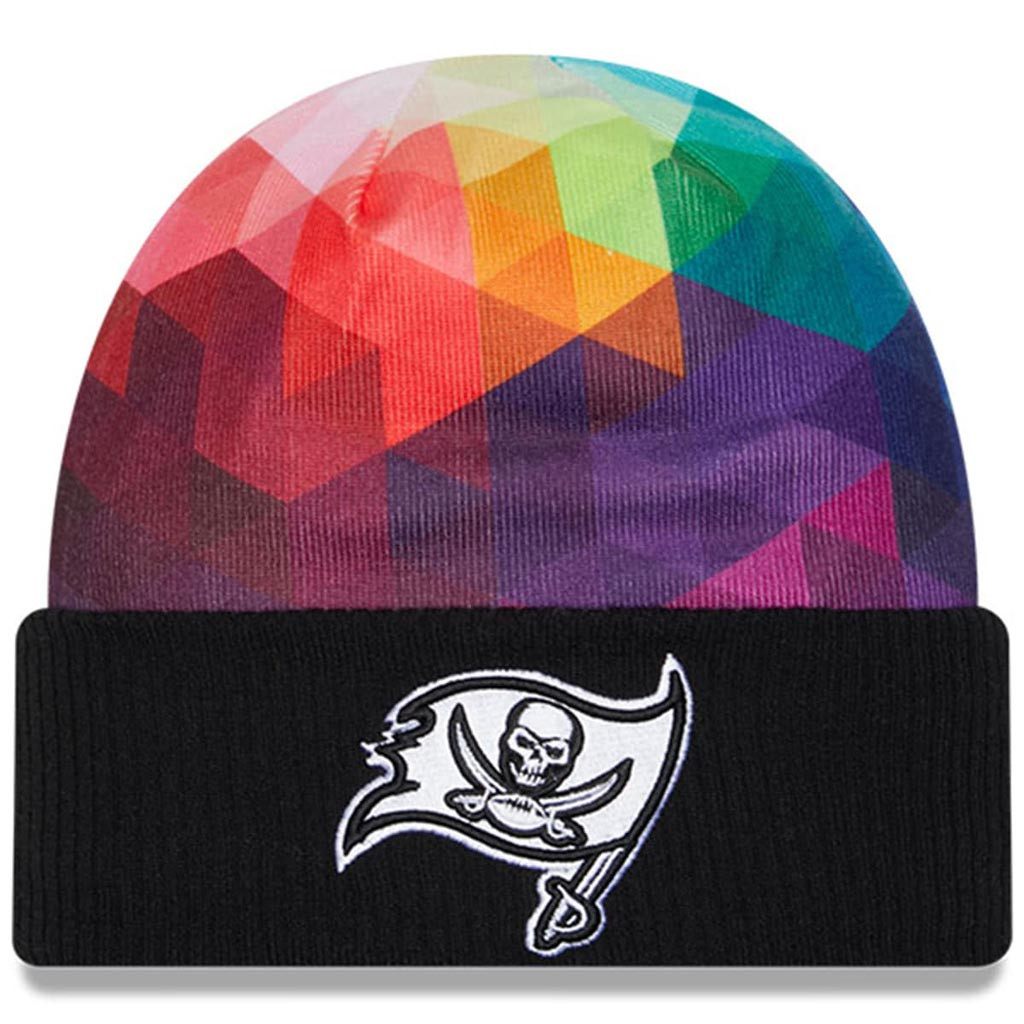 Tampa Bay Buccaneers Crucial Catch NFL Beanie 2025 Rainbow Buccaneers Merch Gift For Fan-1