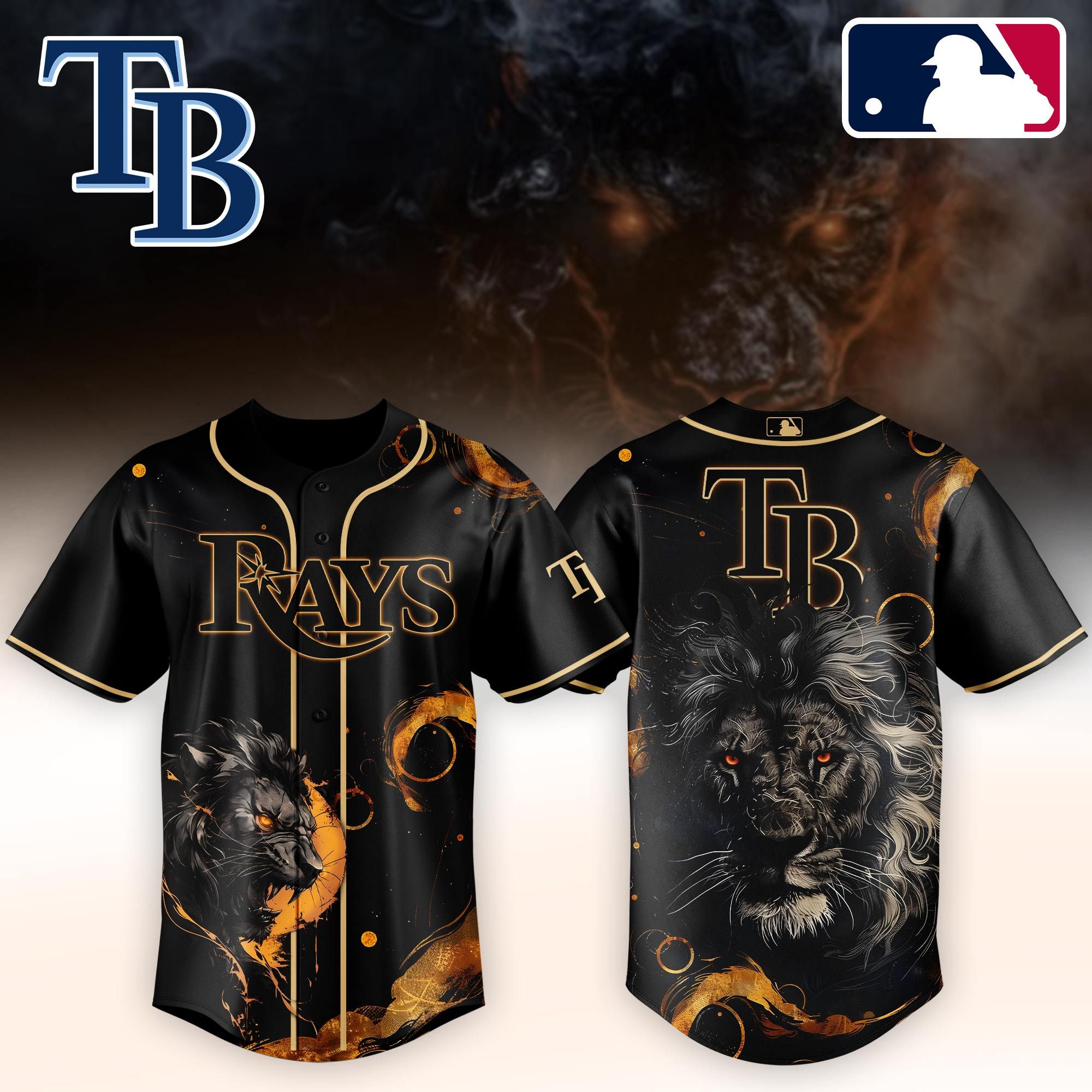 Tampa Bay Rays Mlb X Lion Baseball Jersey For Fans-1