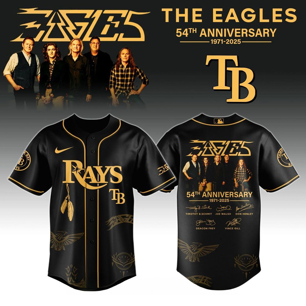 Tampa Bay Rays X Eagles Band Music Jersey 2025-1
