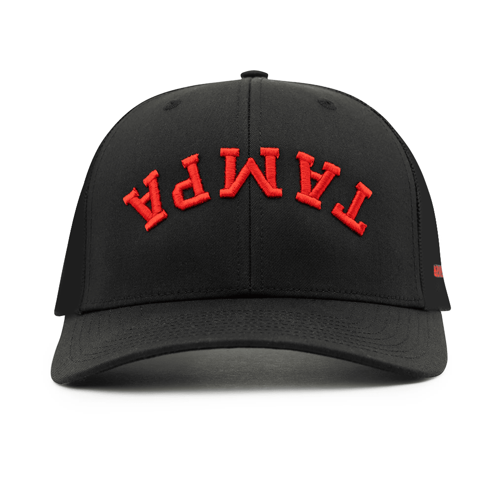 Tampa Upside Down Hat Trend Tampa Reversed Trucker Hat Tampa Merch Fathers Day Gifts For Husband-1