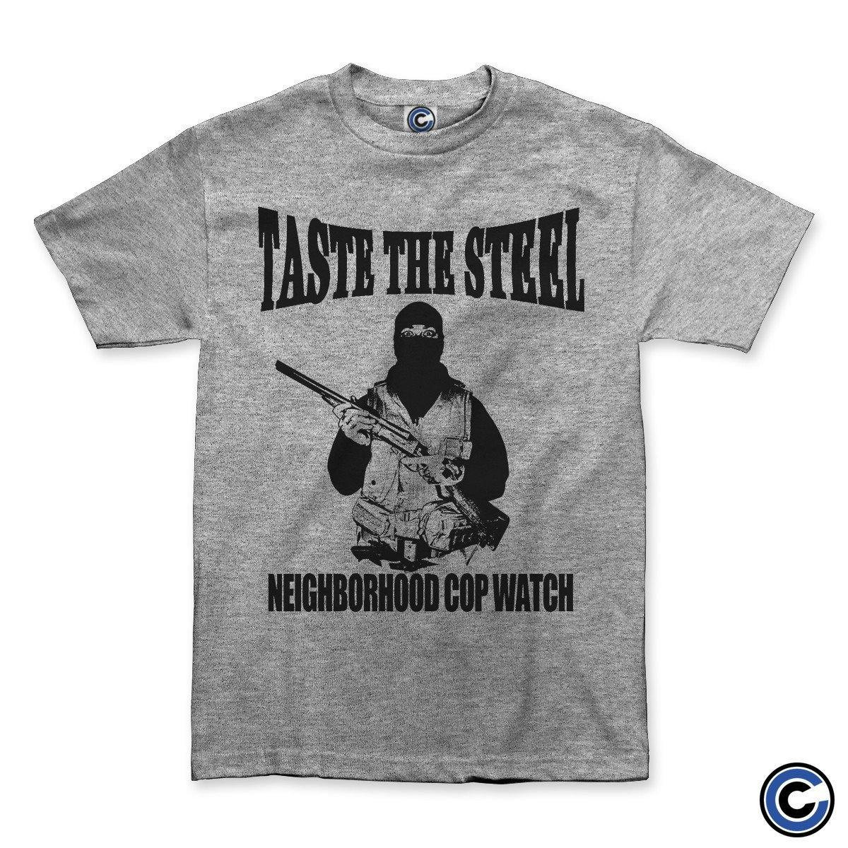 Taste The Steel Merch Cop Watch Shirt Taste The Steel Shirt-1