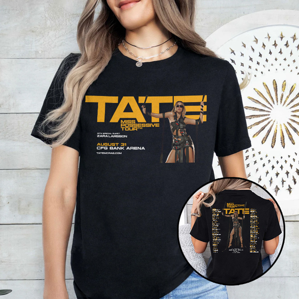 Tate Mcrae Miss Possessive Tour 2025 T-Shirt Gifts For Music Fan-1