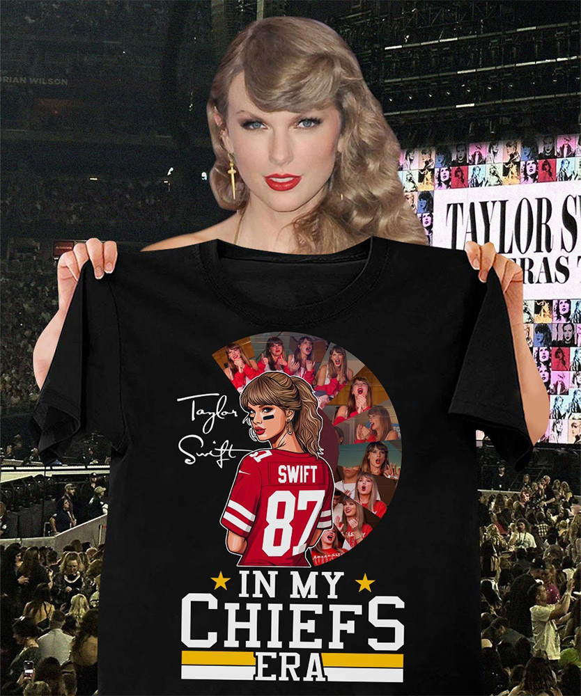 Taylor Swift In My Chiefs Era Shirt Football Lover Fan Gifts-1