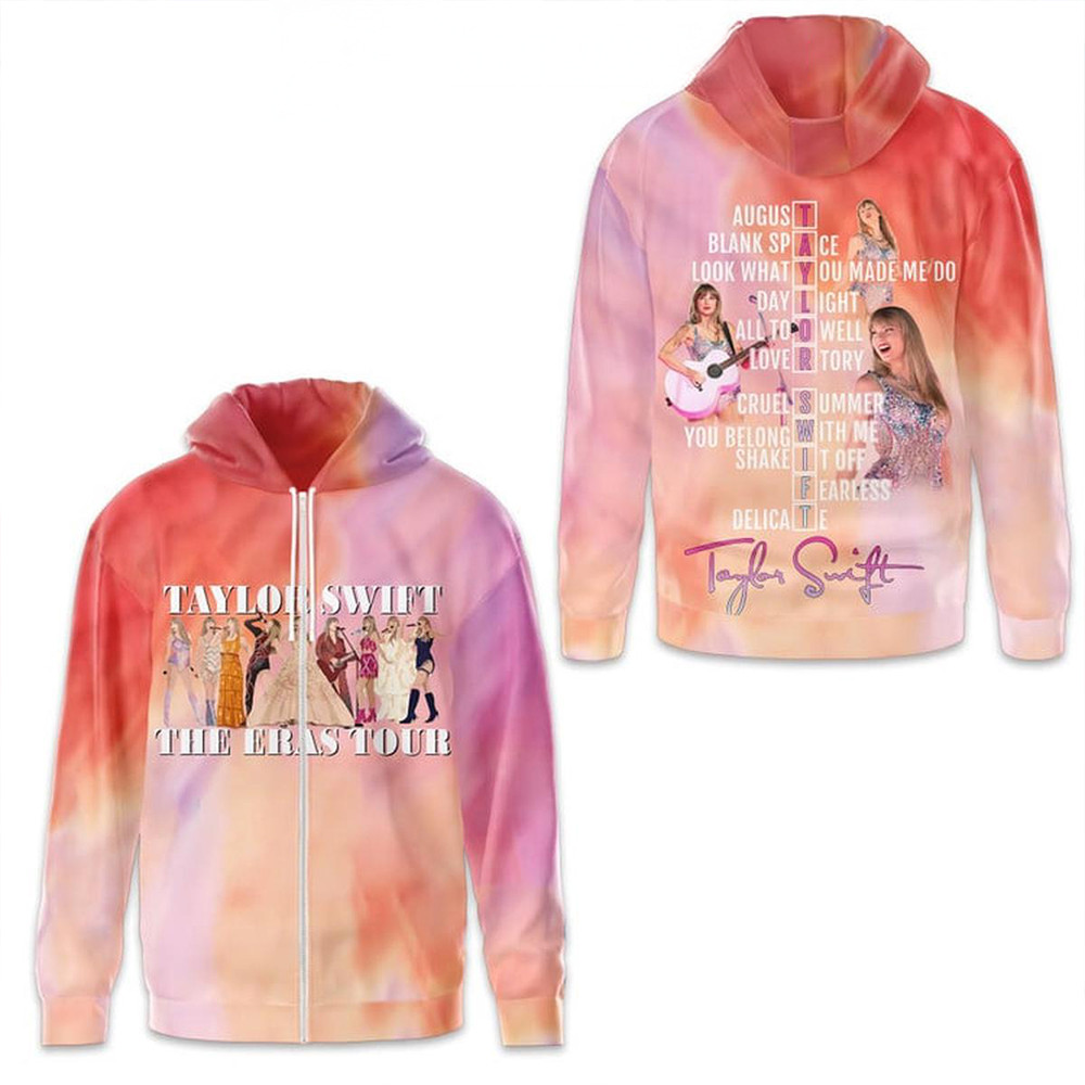 Taylor Swift Love Story Fearless Daylight The Eras Tour Zip Hoodie Gifts For Swifties-1