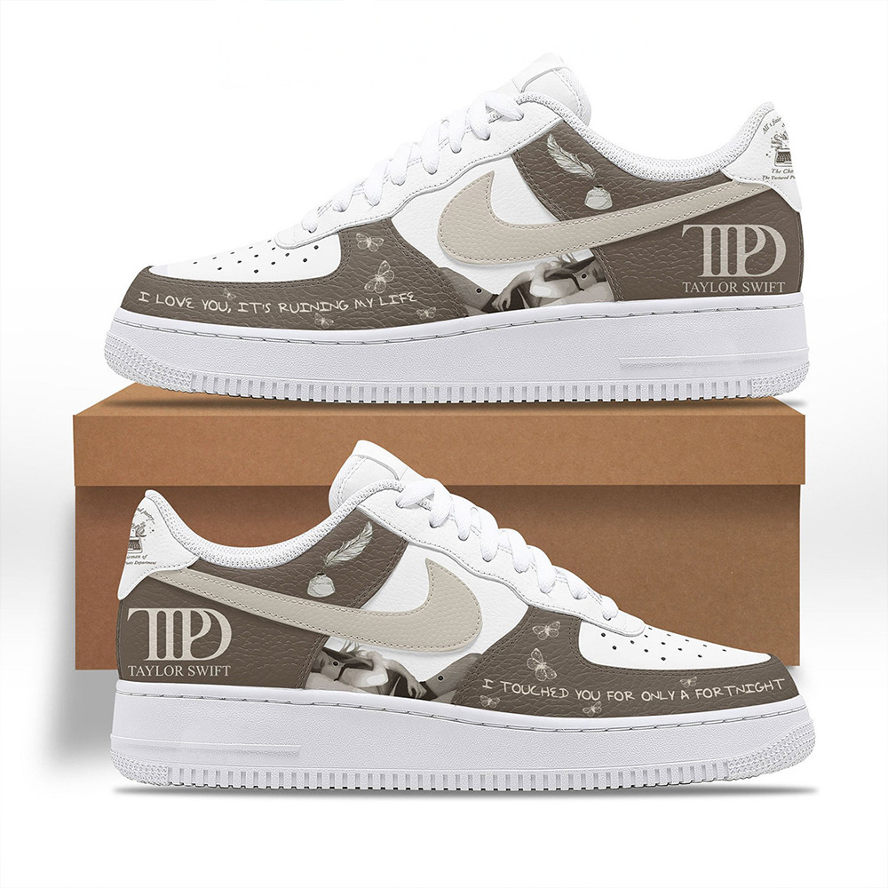 Taylor Swift TTPD I Touched You For Only A Fortnight Air Force 1 Shoes Gifts For Swifties-1