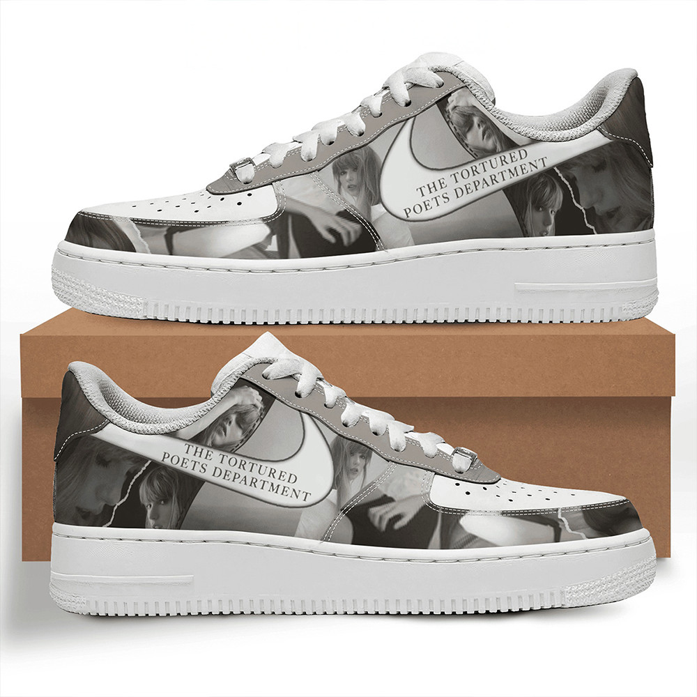 Taylor Swift The Tortured Poets Department Love Poetry Air Force 1 Shoes Gifts For Taylor Fan-1