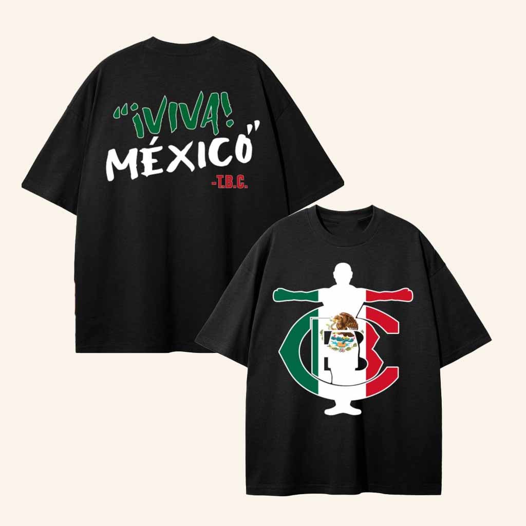 Tbud Crawford Merch Viva Mexico Black Shirt Best Gifts For Football Fans-1