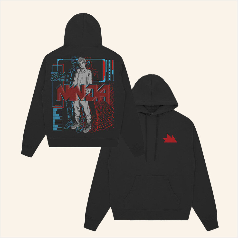 Team Ninja Store Merch Anime 25 Black Hoodie Birthday Gift Ideas For Him Gifts For Besties-1