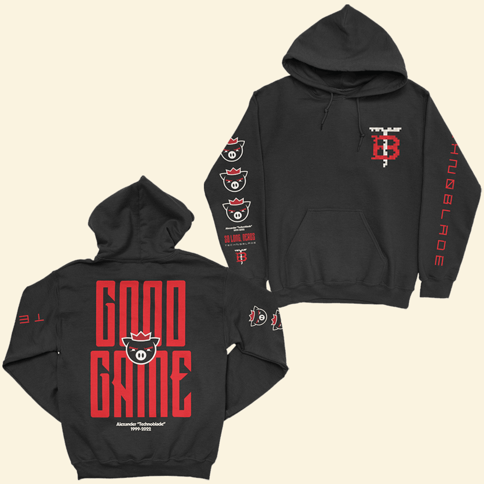 Technoblade Merch Technoblade Good Game Hoodie Fathers Day Gifts For Husband Gift Idea for Him-1
