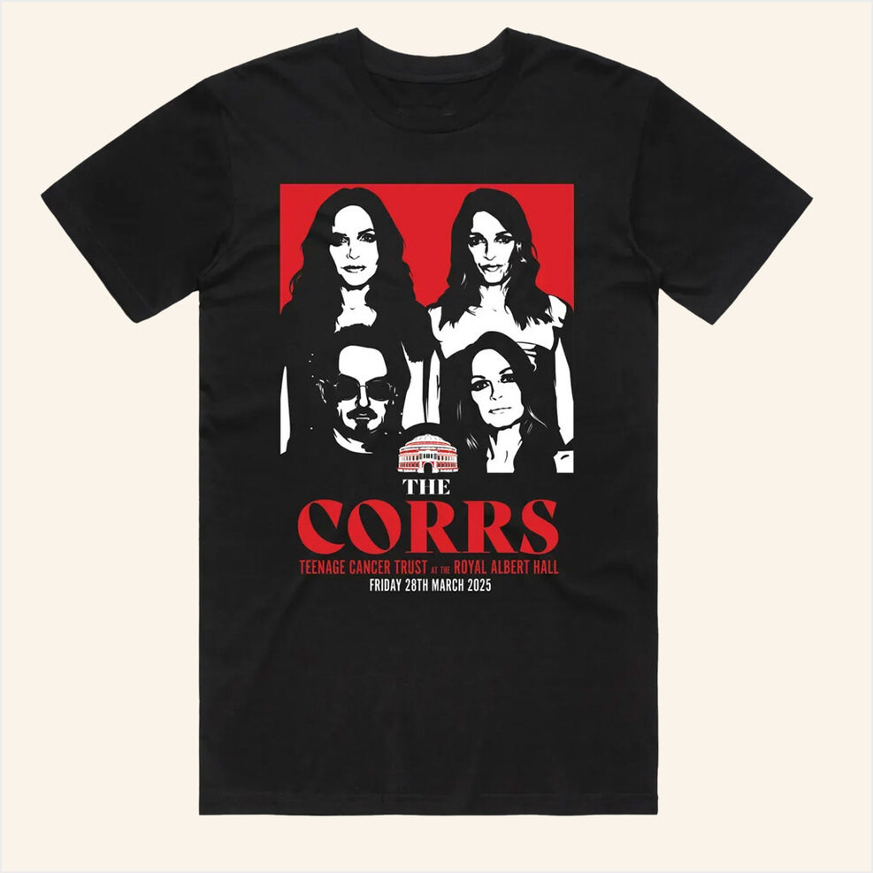 Teenage Cancer Trust Merch The Corrs Royal Albert Hall T-Shirt Fans Gifts Gifts For Friends-1