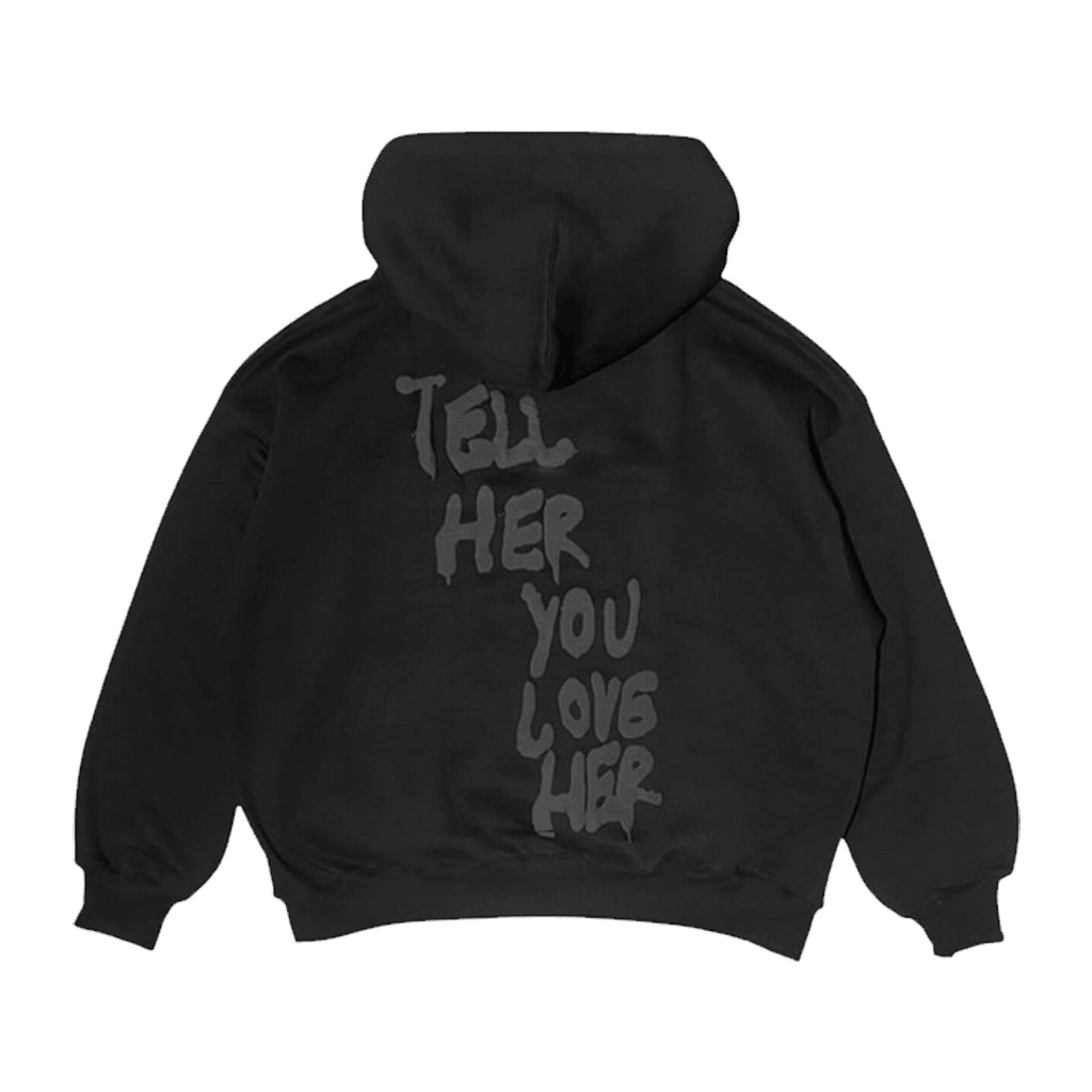 Tell Her You Love Her Hoodie Black Anniversary Gifts For Girlfriend-1