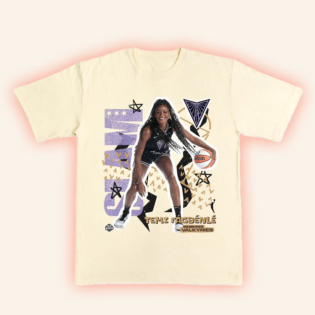Temi Fagbenle Golden State Valkyries T-Shirt SLAM Merch Gifts For Basketball Fans-1