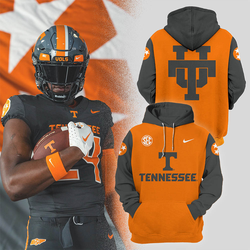 Tennessee Football 2024 'Smokey Grey' Series Limited Hoodie Gift Ideas For Football Lovers-1