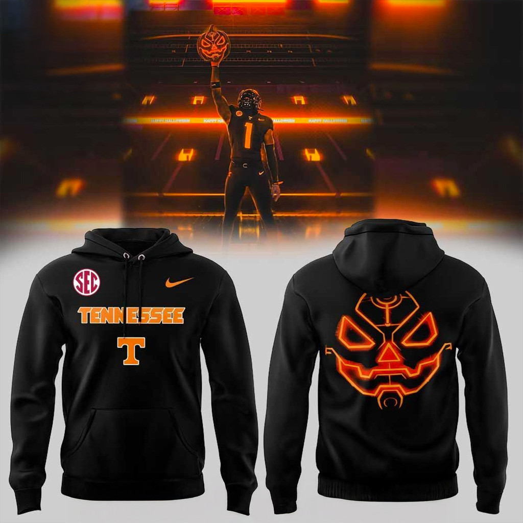 Tennessee Happy Halloween 2025 Hoodie Volunteers Merch Best Gift For Football Lovers-1