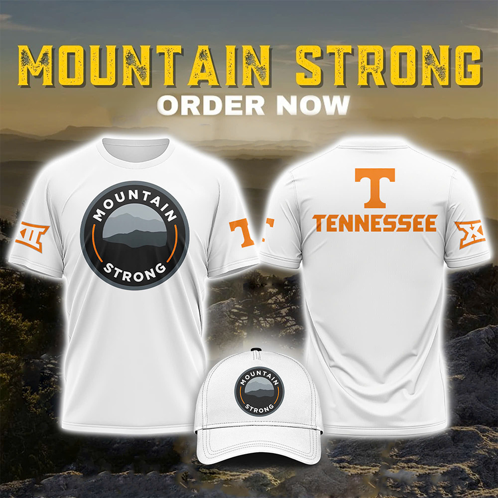 Tennessee Mountain Strong T-Shirt Last Minute Father's Day Gifts-1