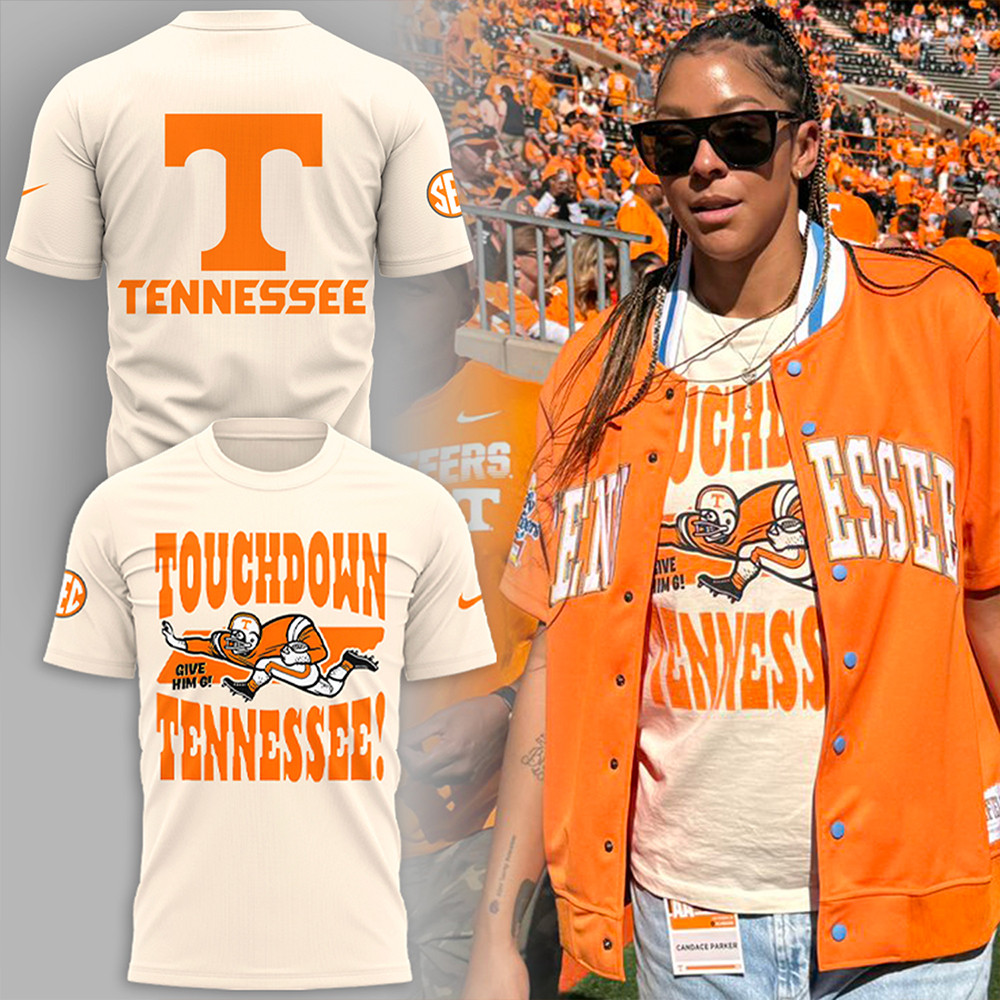 Tennessee NCAA 'Touchdown Tennessee' T-Shirt Presents For Football Fans-1