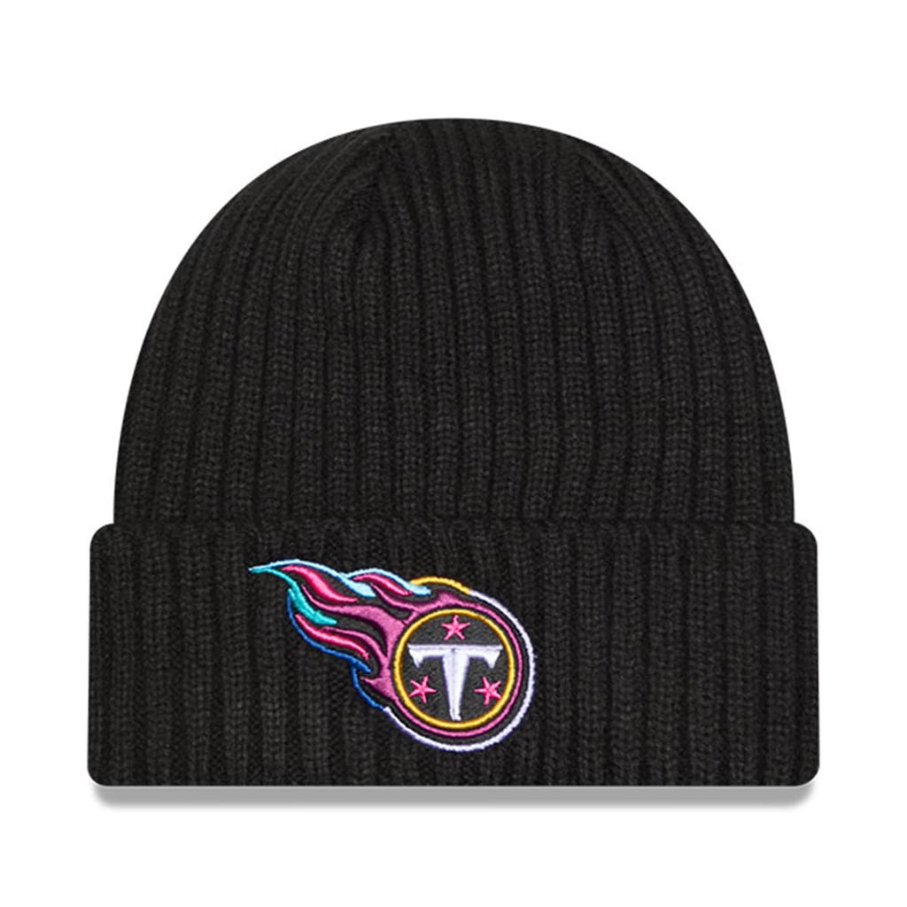 Tennessee Titans Crucial Catch NFL Beanie 2025 Rainbow Titans Merch Unique Gift For Him-1