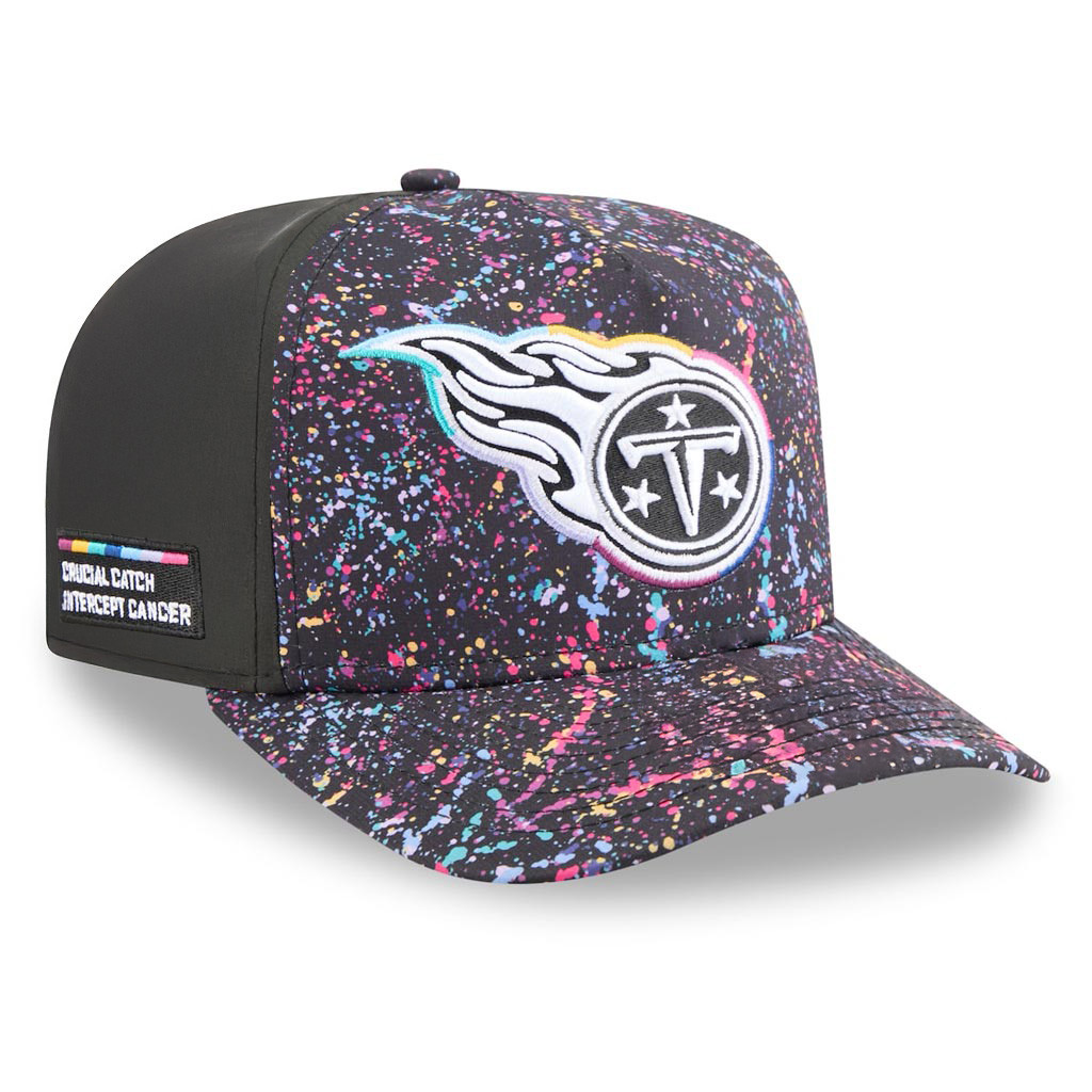 Tennessee Titans Crucial Catch NFL Hat 2025 Rainbow Titans Merch Fan Gifts Ideas-1