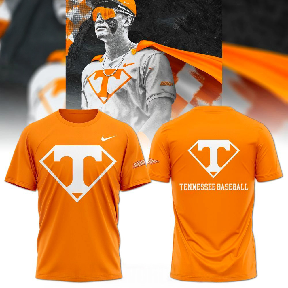 Tennessee Volunteers Baseball Super Collection 2025 T-Shirt Tennessee Volunteers Merch-1