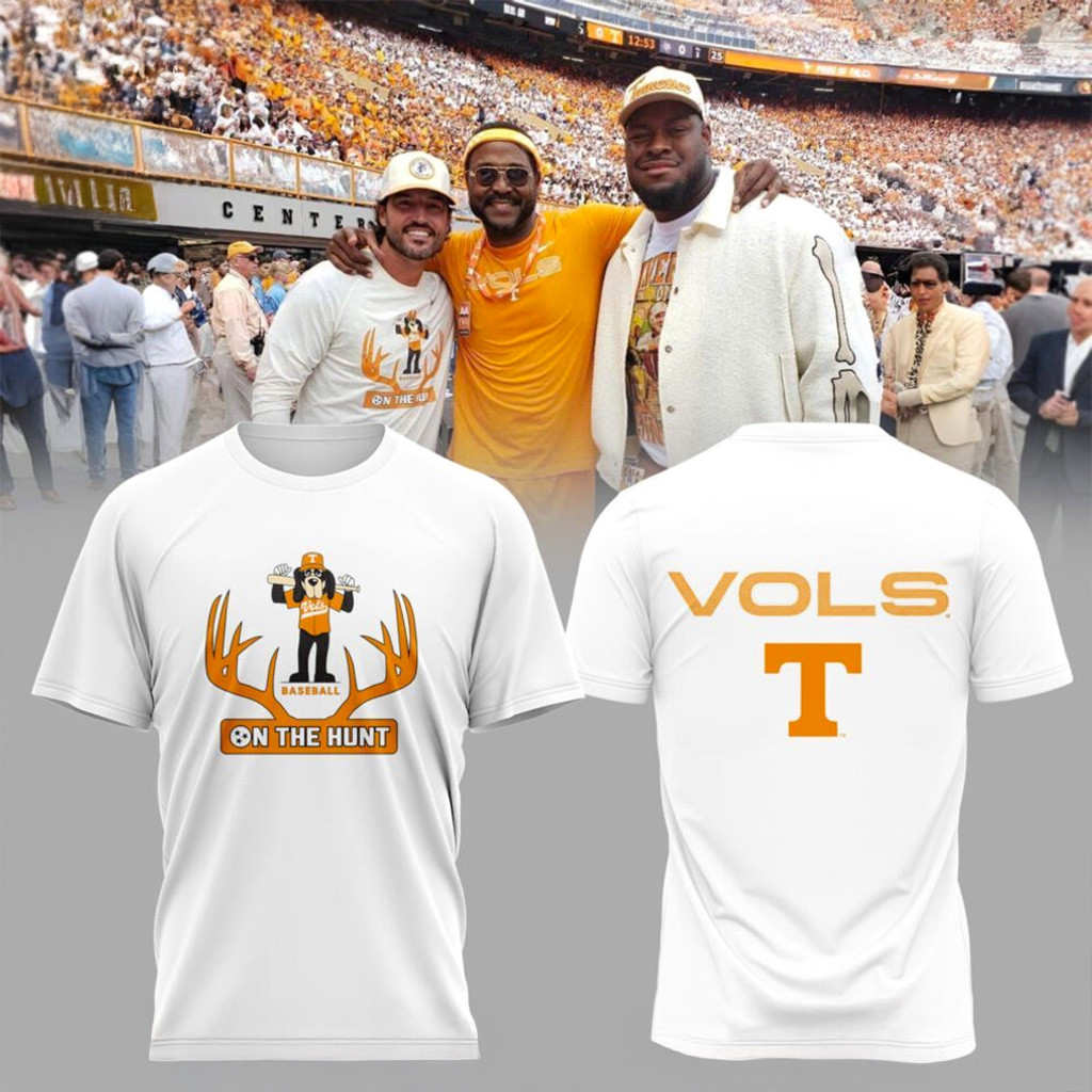 Tennessee Volunteers Basketball Vols On The Hunt T-Shirt Volunteers Merch Christmas Gifts-1