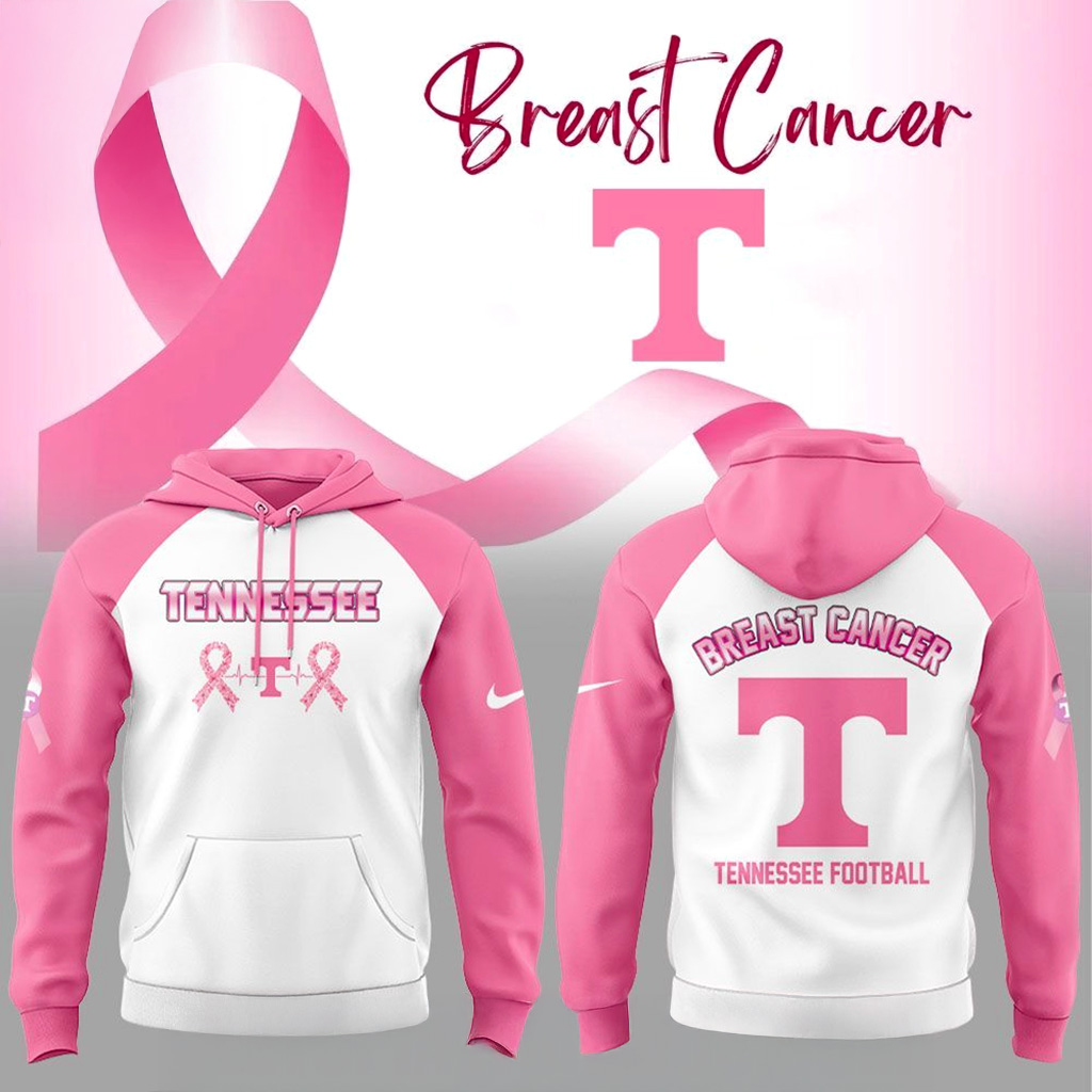 Tennessee Volunteers Cancer Awareness Month 2025 Hoodie Volunteers Merch Gifts For Fans-1