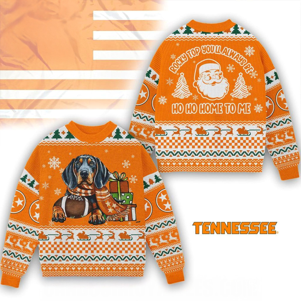 Tennessee Volunteers Christmas Snoopy Ugly Sweater Volunteers Merch Xmas Gifts For Him-1