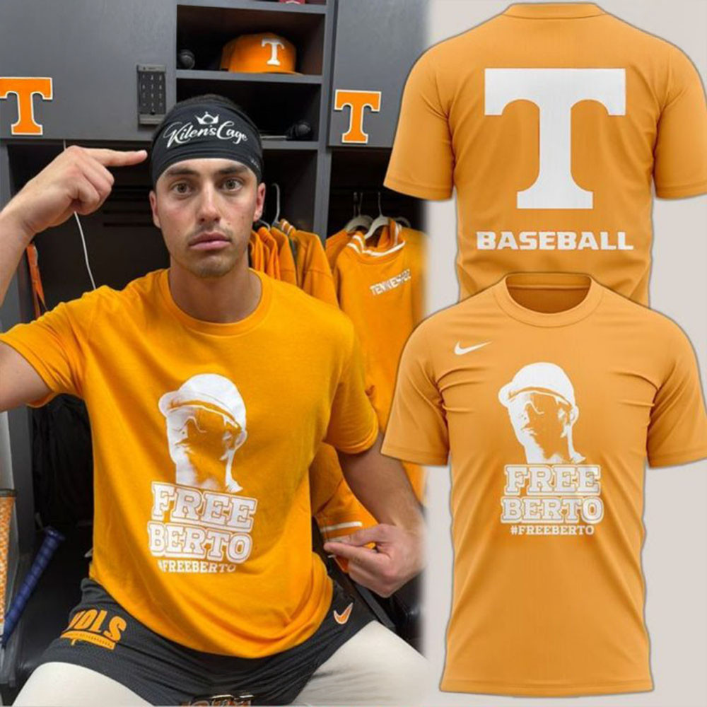 Tennessee Volunteers Free Berto Special T-Shirt Father's Day Gifts For Son In Law-1