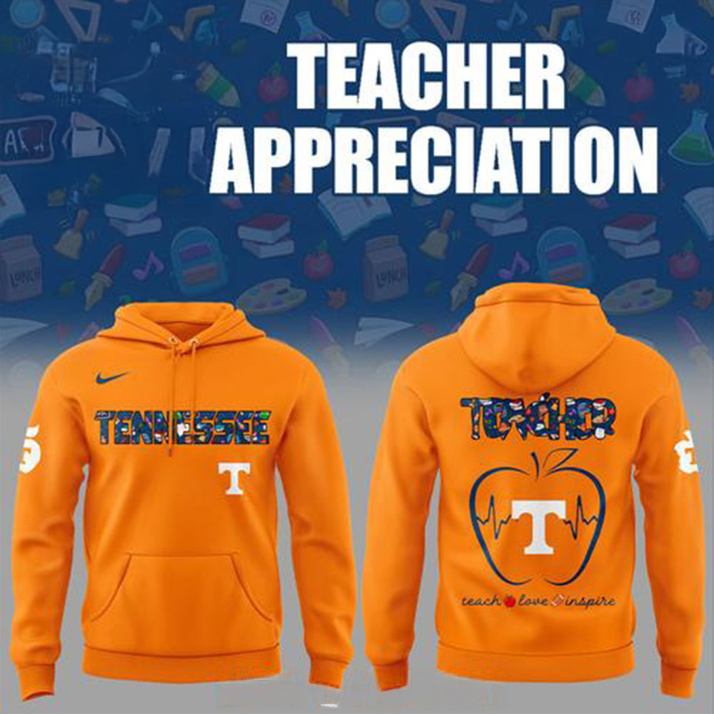 Tennessee Volunteers Teacher Appreciation 2025 Hoodie Tennessee Volunteers Merch For Fans-1